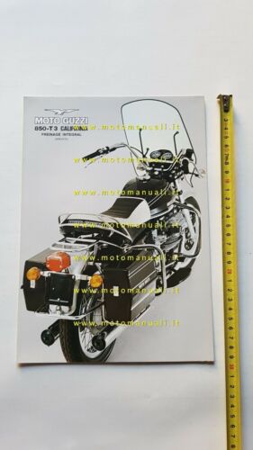 MOTO GUZZI 850 T3 California 1975 depliant originale brochure FRENCH …