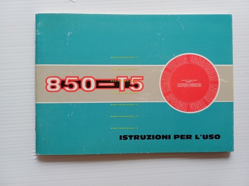 Moto Guzzi 850 T5 Polizia Carabinieri 1987 manuale uso italiano …