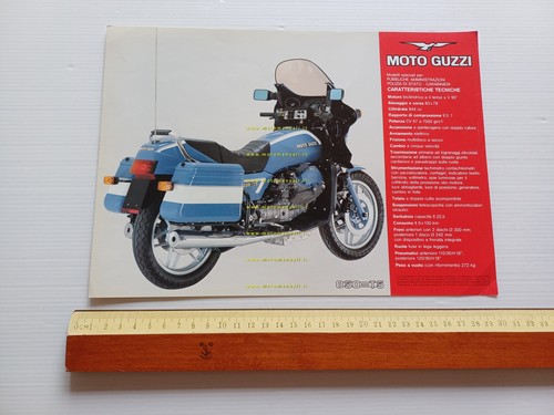MOTO GUZZI 850 T5 Polizia depliant originale italiano