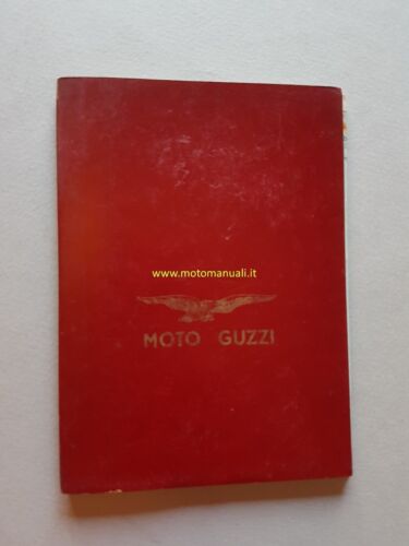 MOTO GUZZI Cartina Stradale Italia 1952 no depliant motorcycle brochure