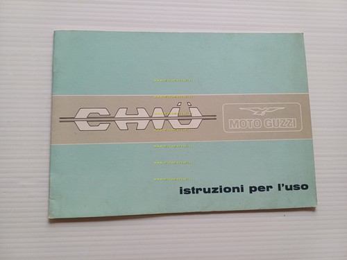 Moto Guzzi Chiù 50 1976 manuale uso manutenzione libretto originale
