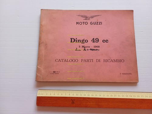 Moto Guzzi Dingo 49 3 Marce 1968 catalogo ricambi originale