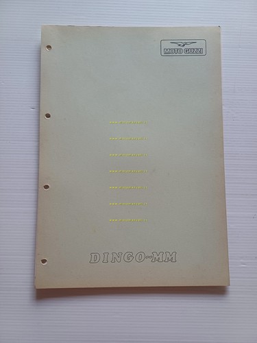 Moto Guzzi Dingo 50 MM 1975 catalogo ricambi originale