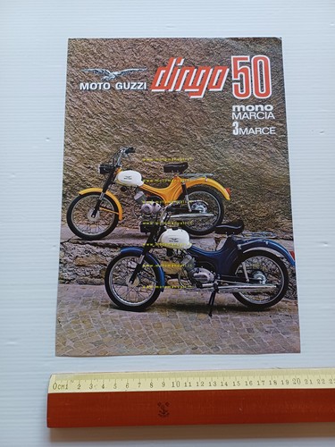 MOTO GUZZI Dingo 50 monomarcia - 3 marce depliant italiano …