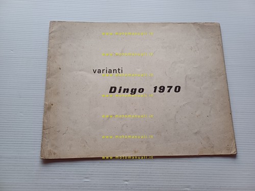 Moto Guzzi Dingo 50 varianti 1970 catalogo ricambi originale spare …