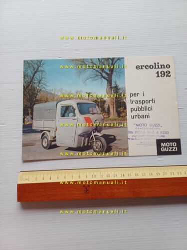 Moto Guzzi Ercolino 192 Trasporti Urbani depliant ITALIANO originale