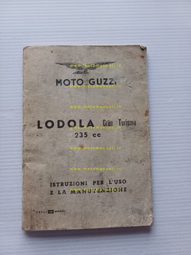 Moto Guzzi Lodola 235 1962 manuale uso manutenzione libretto originale