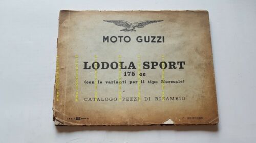 Moto Guzzi LODOLA Sport - Normale 175 1958 catalogo ricambi …