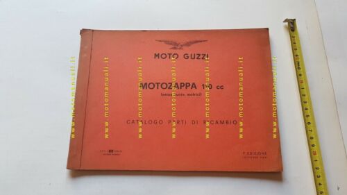 Moto Guzzi Motozappa 110 senza ruote motrici 1965 catalogo ricambi …