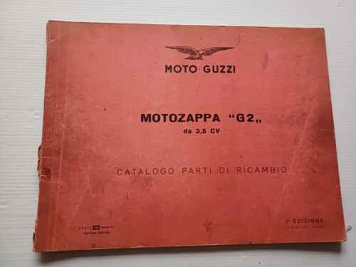 Moto Guzzi Motozappa G2 3,5 CV 1966 catalogo ricambi ORIGINALE …