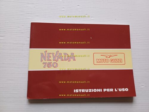 Moto Guzzi Nevada 750 1991 manuale uso manutenzione libretto originale