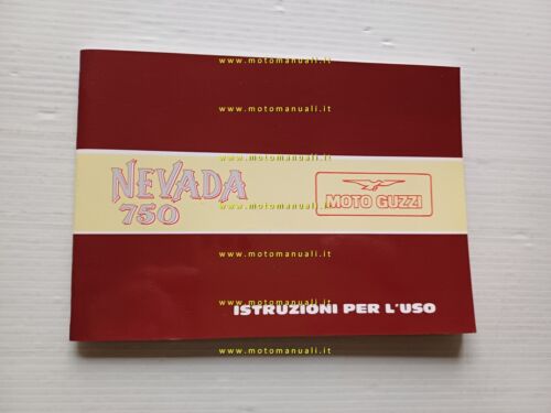 Moto Guzzi Nevada 750 1998 manuale uso manutenzione libretto originale