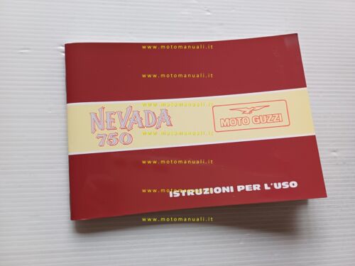 Moto Guzzi Nevada 750 manuale uso manutenzione originale
