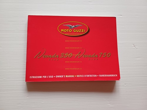 Moto Guzzi Nevada Club 350 - 750 manuale uso manutenzione …