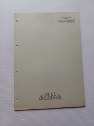 Moto Guzzi Nibbio 50 1974 catalogo ricambi originale spare parts …