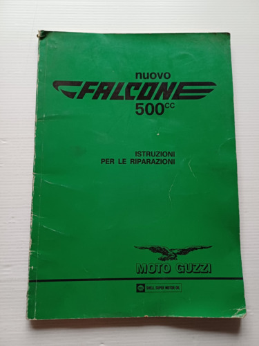 Moto Guzzi Nuovo Falcone 500 1971 manuale officina italiano originale