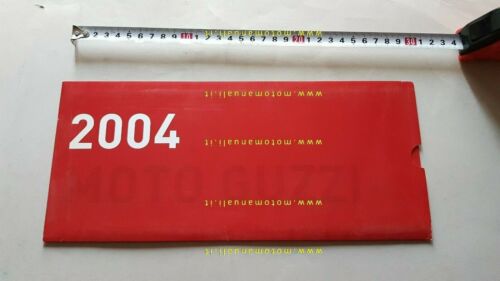 MOTO GUZZI produzione modelli 2004 depliant poster originale italiano brochure