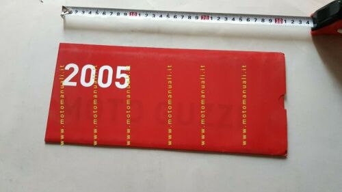 MOTO GUZZI produzione modelli 2005 depliant poster originale italiano brochure