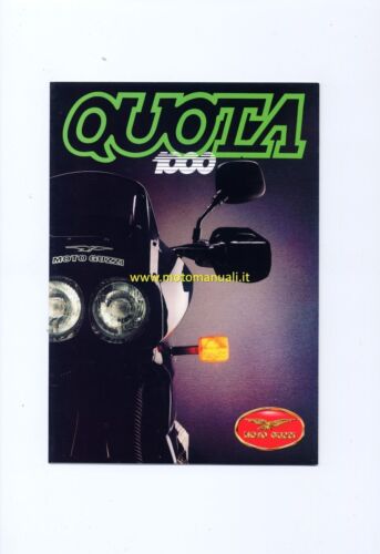 MOTO GUZZI Quota 1000 1992 depliant originale motorcycle brochure