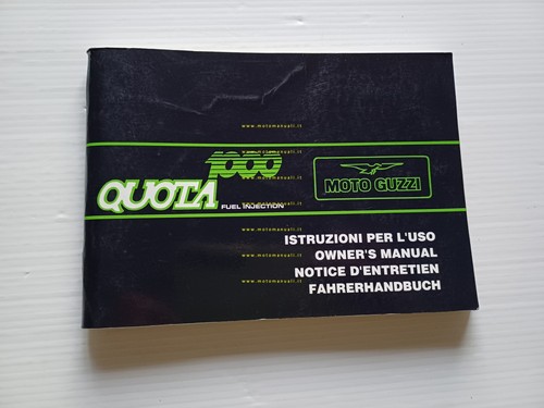 Moto Guzzi Quota 1000 1992 manuale uso manutenzione libretto originale