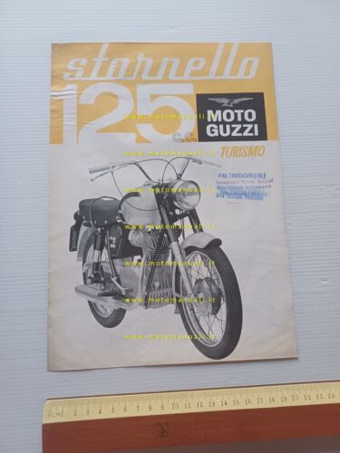 Moto Guzzi Stornello 125 1966 depliant italiano originale