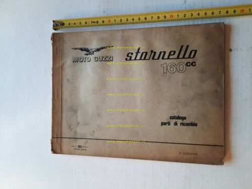Moto Guzzi Stornello 160 1966 catalogo ricambi ORIGINALE spare parts …