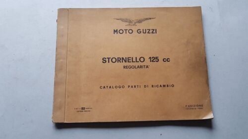 Moto Guzzi Stornello Regolarit 125 1966 catalogo ricambi ORIGINALE