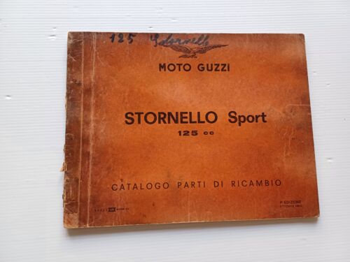Moto Guzzi Stornello Sport 125 1a serie 1962 catalogo ricambi …