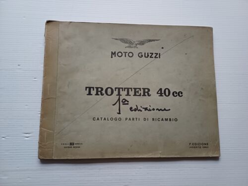 Moto Guzzi Trotter 40 1966 catalogo ricambi ORIGINALE spare parts …