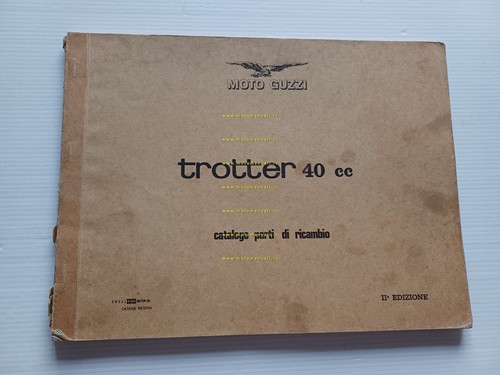 Moto Guzzi Trotter 40 1968 catalogo ricambi originale