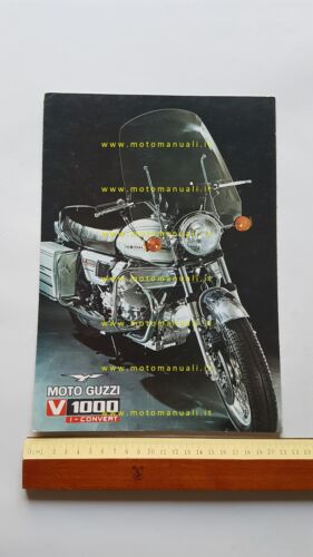 MOTO GUZZI V 1000 Idroconvert 1975 depliant originale