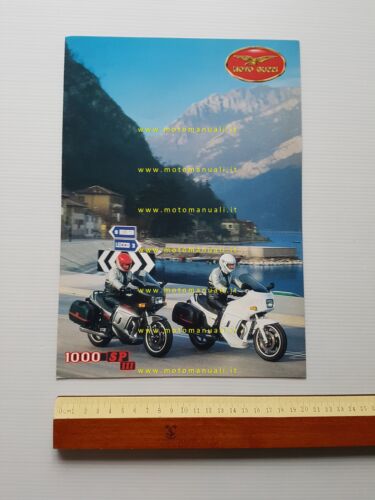MOTO GUZZI V 1000 SP III 1990 depliant italiano originale