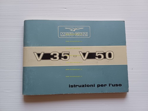Moto Guzzi V 35 - V 50 1977 manuale uso …
