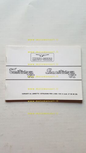 Moto Guzzi V 35 GT - V 65 GT 1987 …