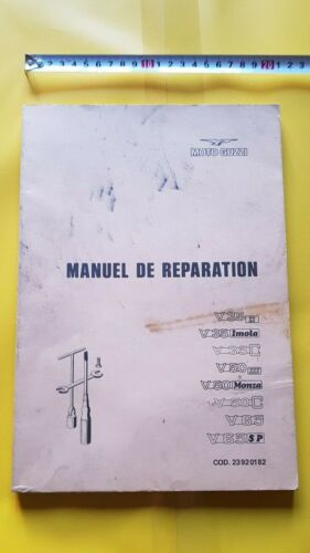 Moto Guzzi V35-50-65 1980 manuale officina TESTO FRANCESE FRENCH FRANÇAIS