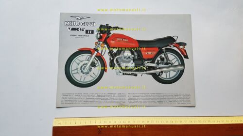 Moto Guzzi V35 II 350 1980 depliant originale italiano