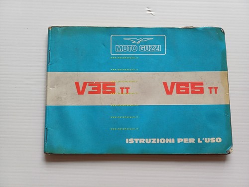 Moto Guzzi V35 TT - V65 TT 1984 manuale uso …