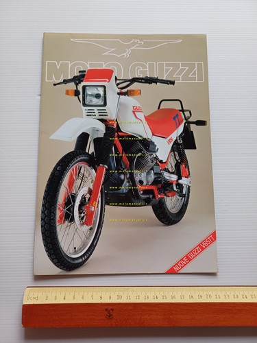 Moto Guzzi V65 TT 1985 depliant originale italiano