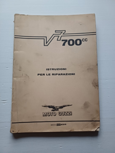 Moto Guzzi V7 700 1a serie 1968 manuale officina originale …