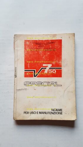 Moto Guzzi V750 Special 1971 manuale uso libretto originale owner's …
