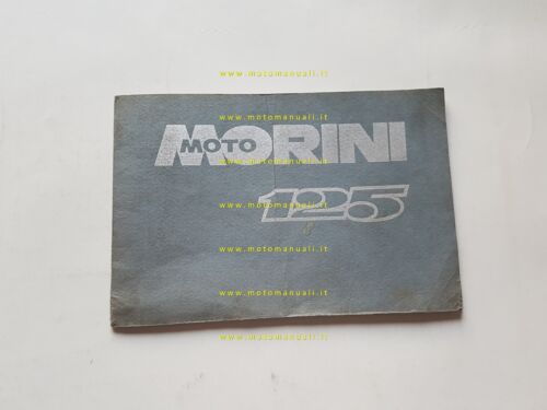 Moto Morini 125 H ruote raggi manuale uso manutenzione libretto …