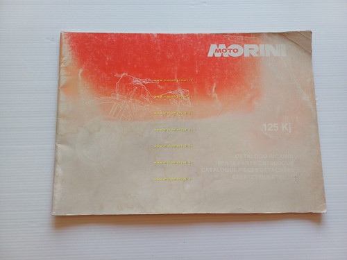 Moto Morini 125 KJ Enduro CATALOGO RICAMBI originale Spare Parts …
