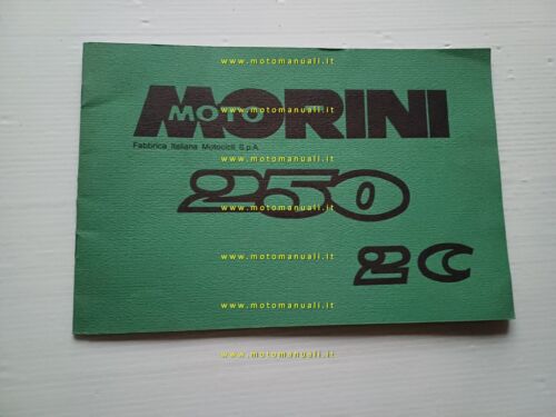Moto Morini 250 2C 1981 manuale uso manutenzione libretto istruzioni …