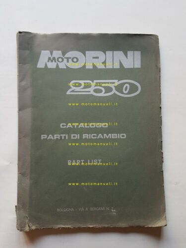 Moto Morini 250 H 1977 catalogo ricambi ORIGINALE spare parts …