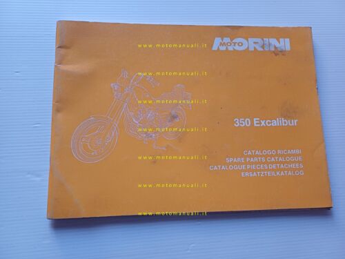 Moto Morini 350 Excalibur 1986 catalogo ricambi ORIGINALE spare parts …