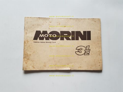 Moto Morini 350 Sport - Turismo 1980 manuale uso manutenzione …