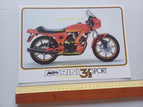 MOTO MORINI 350 Sport 1982 depliant italiano originale