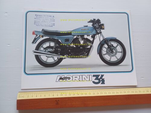 MOTO MORINI 350 Turismo 1982 depliant italiano originale