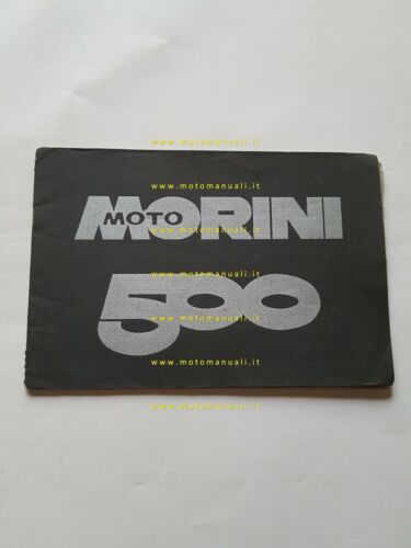 Moto Morini 500 5V 1a serie manuale uso manutenzione originale …