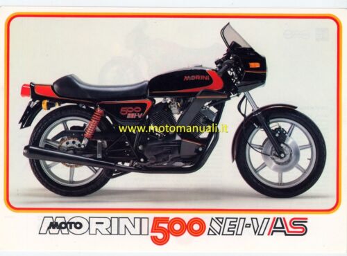 MOTO MORINI 500 6v AS 1981 depliant originale genuine motorcycle …